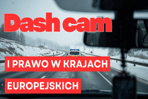 Kamera samochodowa w drodze na narty – gdzie wolno, a gdzie grozi mandatem? / grafika tła generowana SI